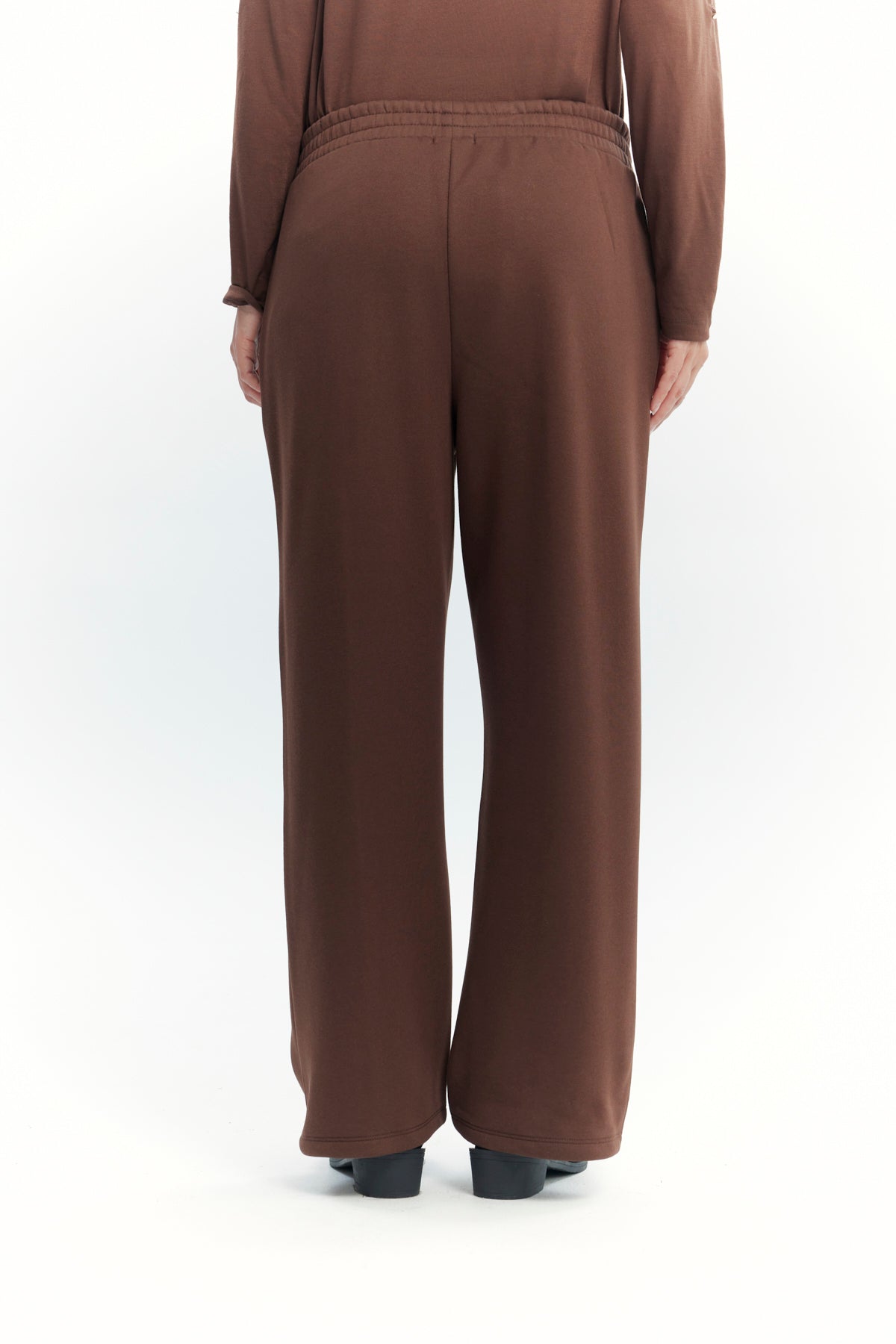 Pantalón Mujer Calce Recto Café