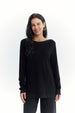 Sweater Mujer Regular Negro