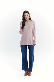 Sweater Mujer Regular Rosado