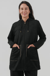 Chaqueta Mujer Regular Negro