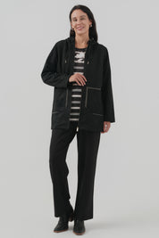 Chaqueta Mujer Regular Negro