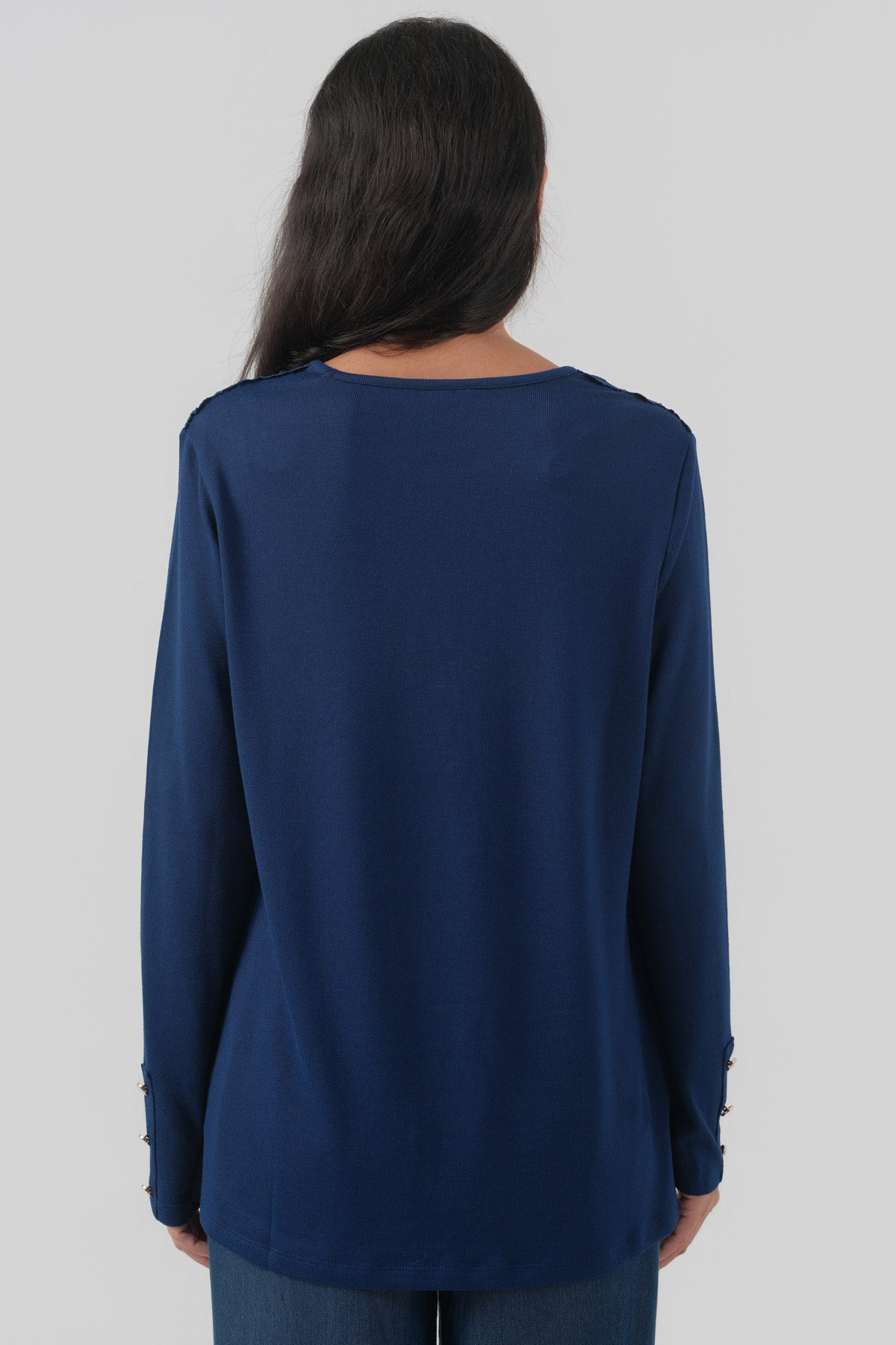 Sweater Mujer Regular Azul