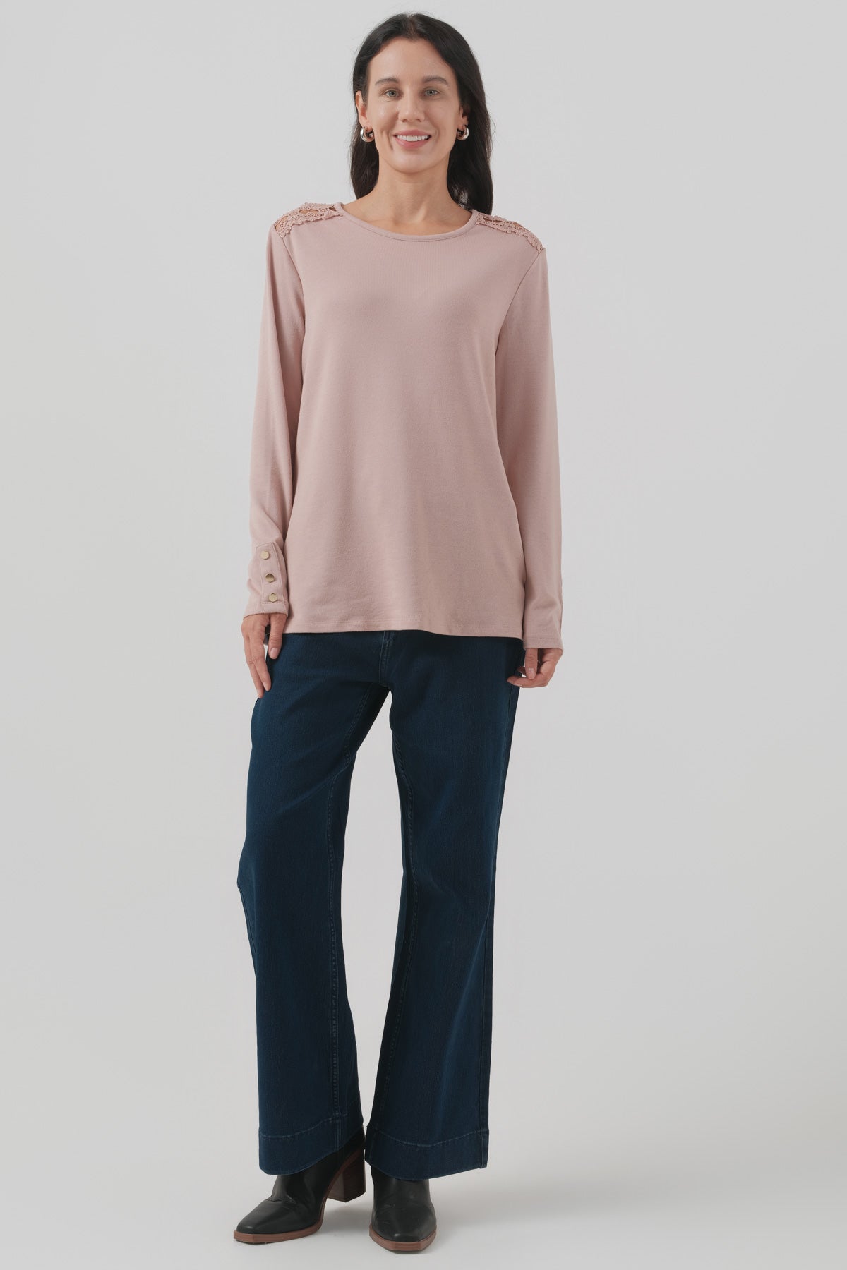 Sweater Mujer Regular Rosado