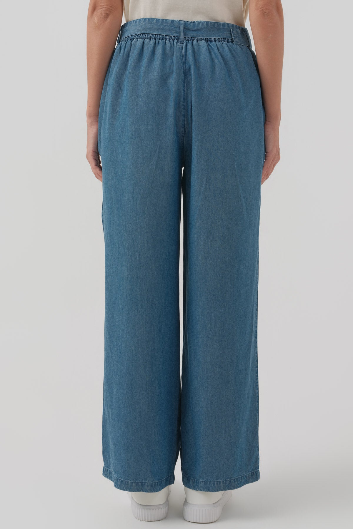 Jeans Straight Mujer Azul Claro