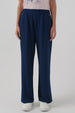 Pantalón Buzo Mujer Calce Recto Azul