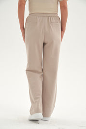 Pantalón Buzo Mujer Clásico Beige