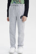 Pantalón Buzo Niño Jogger Gris Melange Claro