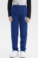 Pantalón Buzo Niño Jogger Azul