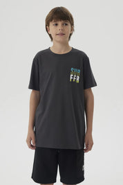 Polera Niño Mini Print Posicional Marengo