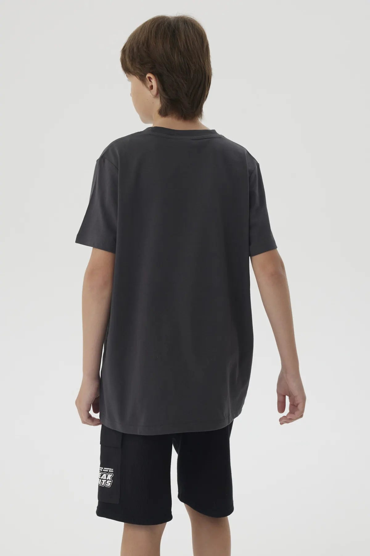 Polera Niño Mini Print Posicional Marengo