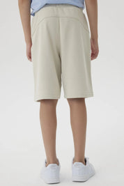 Bermuda Niño Franela Con Cierre Crudo