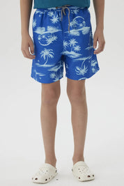 Short de Baño Niño Básico Azul