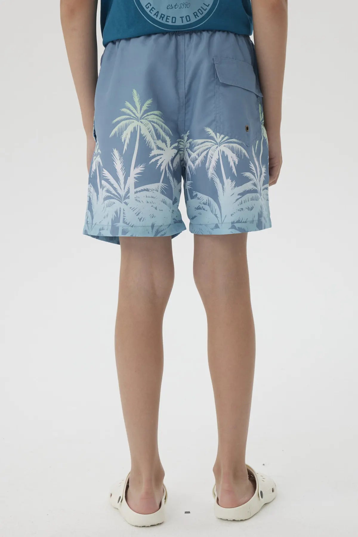 Short de Baño Niño Básico Gris