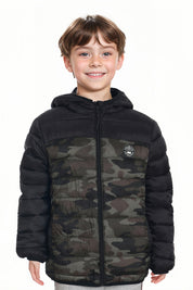 Parka Niño Clásica Verde Militar