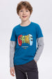 Polera Niño Doble Manga Básica