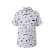 Camisa Niño Mini Print Blanco