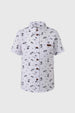 Camisa Niño Mini Print Blanco