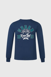 Polera Niño Print Azul