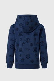 Polerón Niño Print Azul