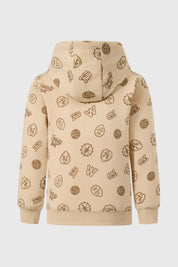 Polerón Niño Print Beige