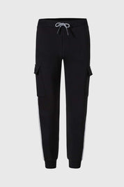Pantalón Buzo Niño Cargo Jogger Negro