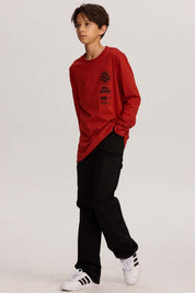 Pantalón Niño Recto Carpintero Negro