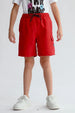 Short de Baño Niño Básico Rojo