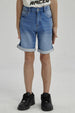 Bermuda Niño Básico Denim Celeste