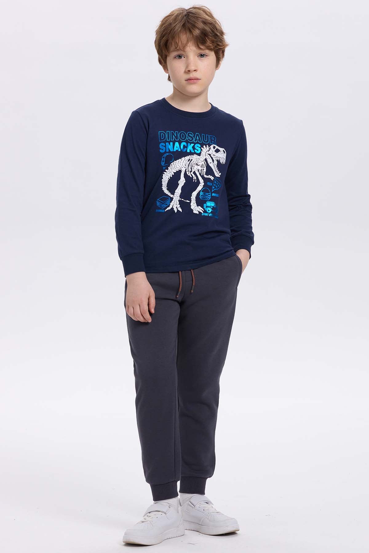 Pantalón buzo niño toddler marengo