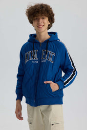 Chaqueta bomber azul para niño