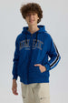 Chaqueta bomber azul para niño