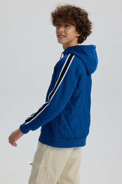 Chaqueta bomber azul para niño