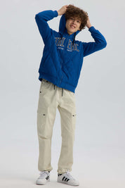 Chaqueta bomber azul para niño