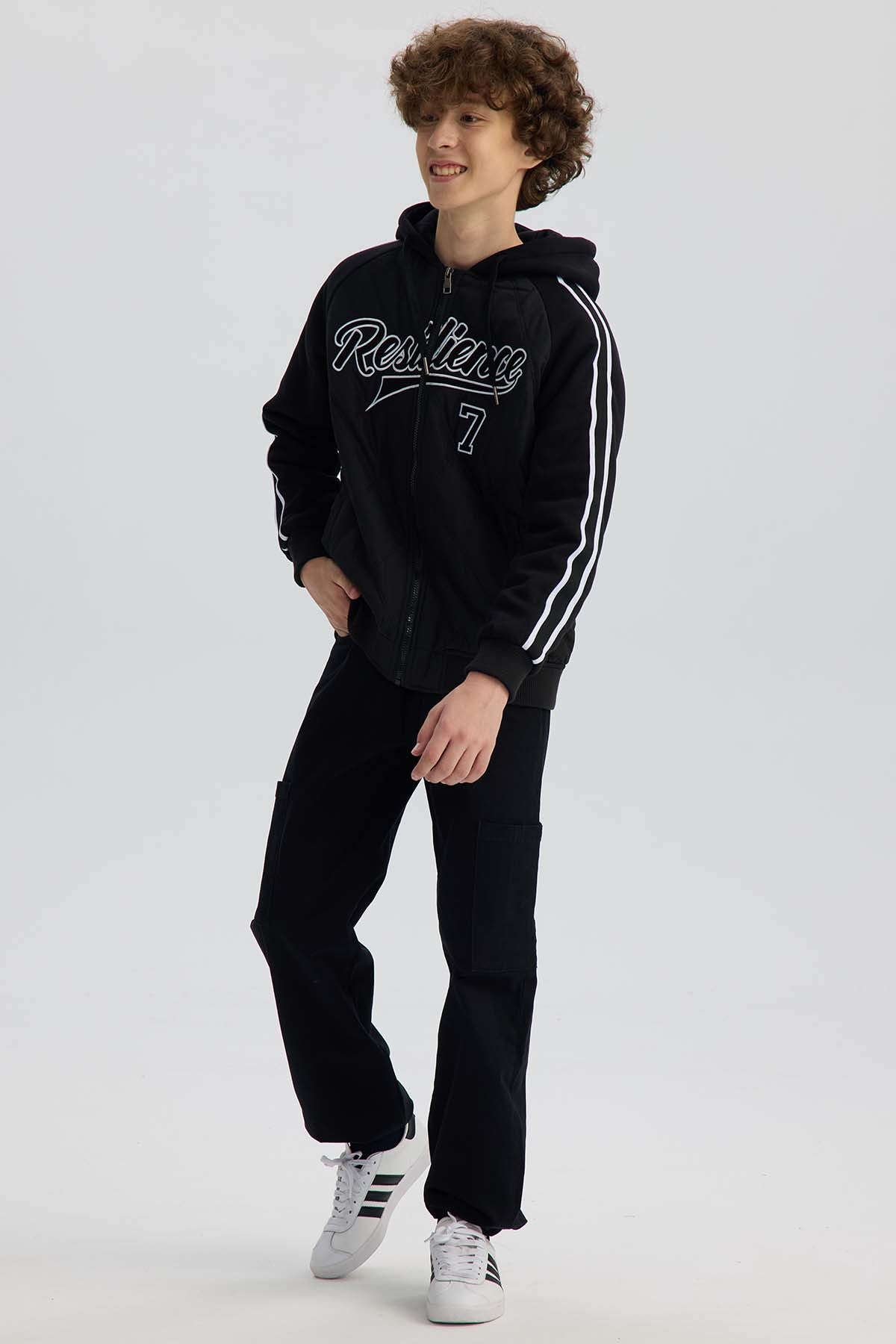 Chaqueta Niño Bomber Negro