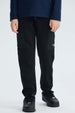 Pantalón Buzo Niño Jogger Cargo Negro