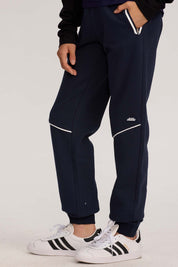 Pantalón Buzo Niño Con Cordón Y Bolsillo Azul