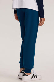 Pantalón Buzo niño Jogger Azul Petróleo