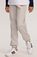 Pantalón buzo niño jogger gris melange