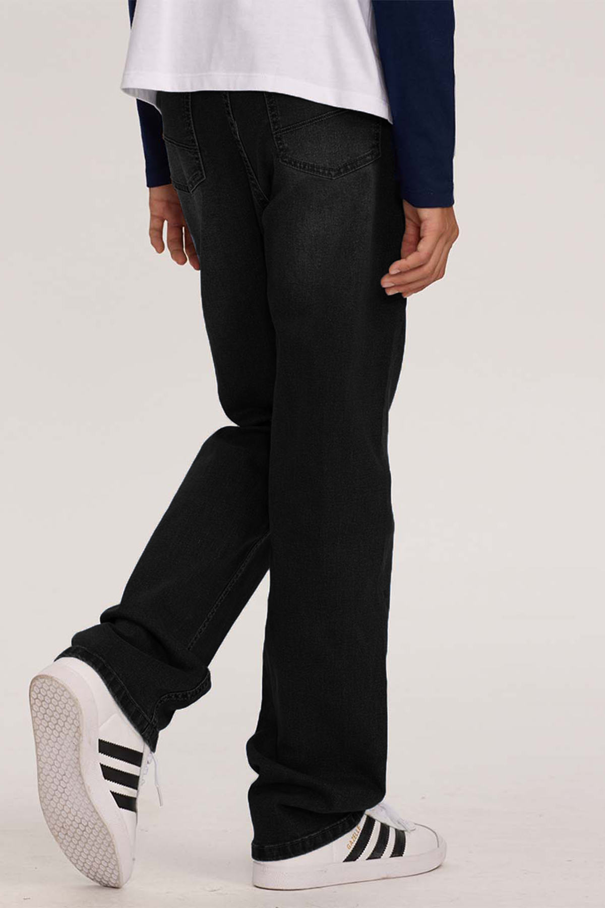 Jeans niño básico Negro de mezclilla