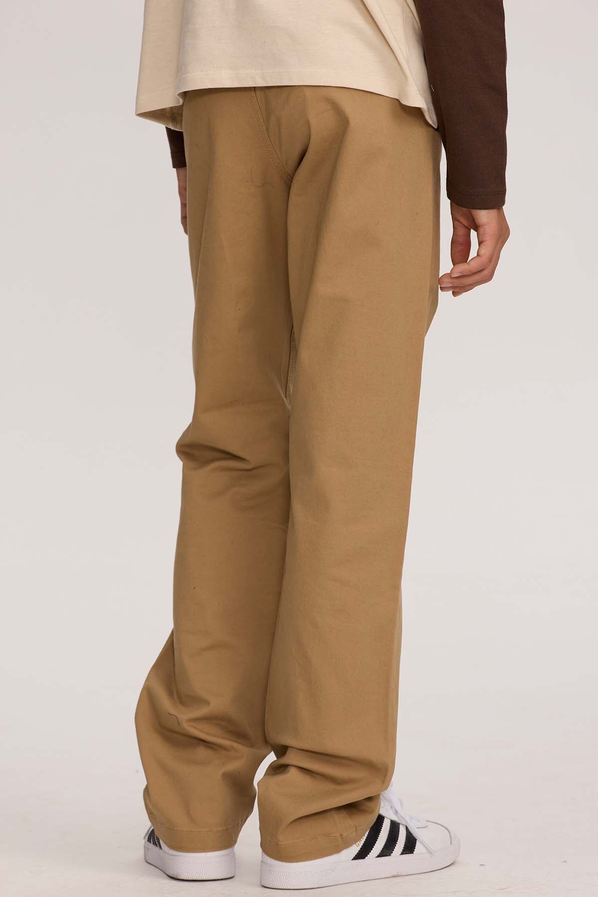 Pantalón niño básico Gabardina Kaki