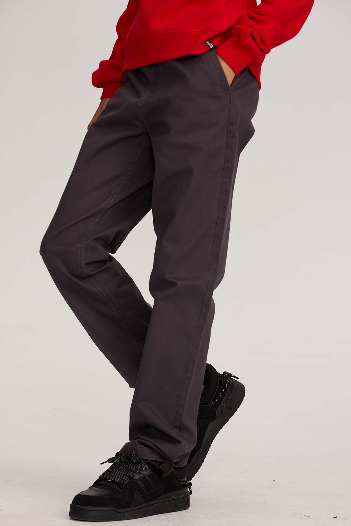 Pantalón niño básico gabardina marengo