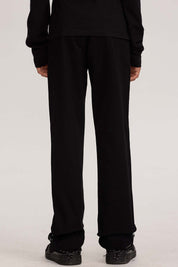Pantalón negro niño básico gabardina liso