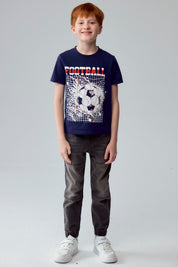 Polera Niño Bipack Azul Oscuro