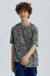 Polera Niño Full Print Marengo