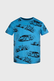 Polera Niño Bipack Gris Melange Claro