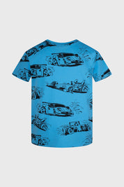 Polera Niño Bipack Gris Melange Claro