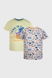 Polera Niño Bipack Verde Claro