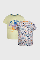 Polera Niño Bipack Verde Claro