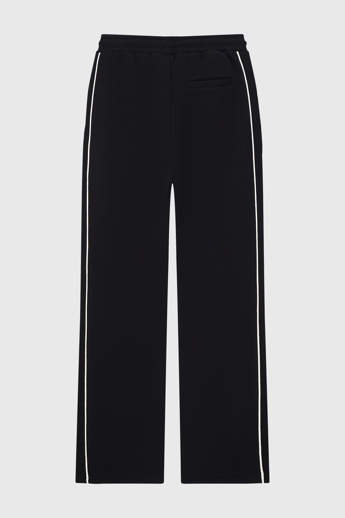 Pantalón Buzo Niño Calce Recto Con Pipping Negro