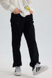 Pantalón Niño Jogger Cargo Negro